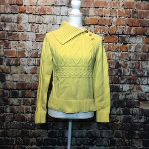 EUC  Chaps Woman’s Size M Yellow Sweater